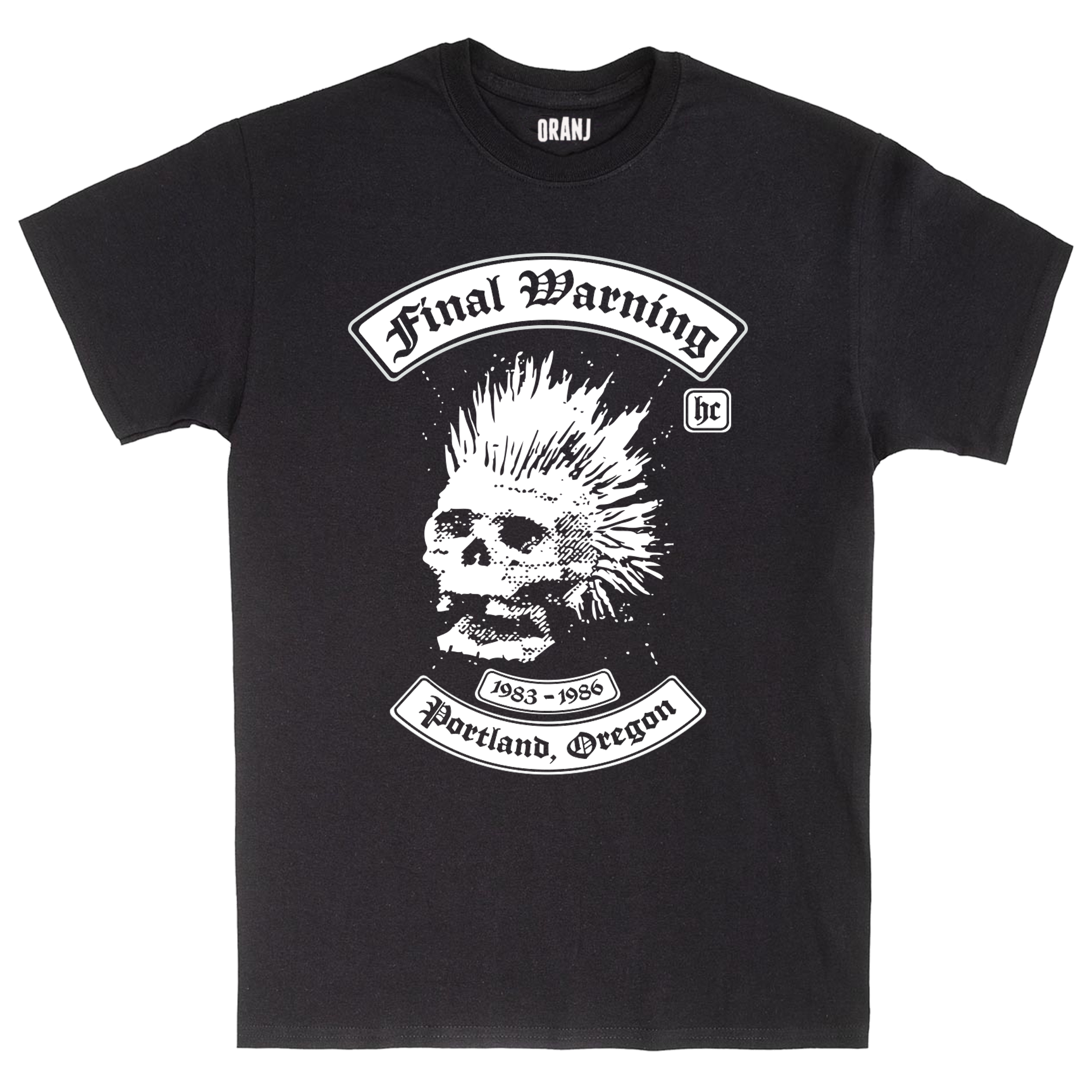 Final Warning Portland Punk T-shirt