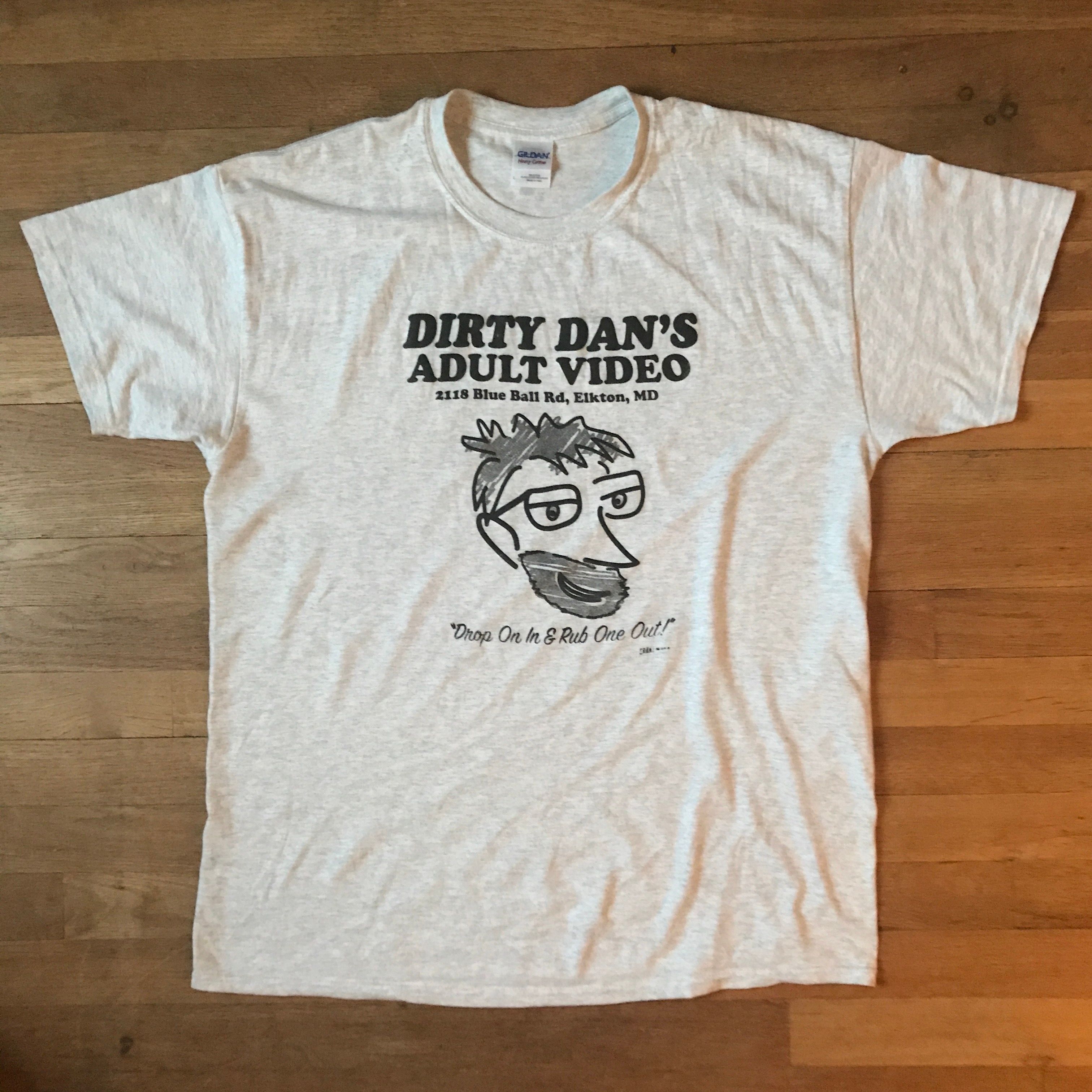 Dirty Dan's Adult Video T-shirt