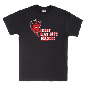 Keep Rat City Nasty White Center T-Shirt